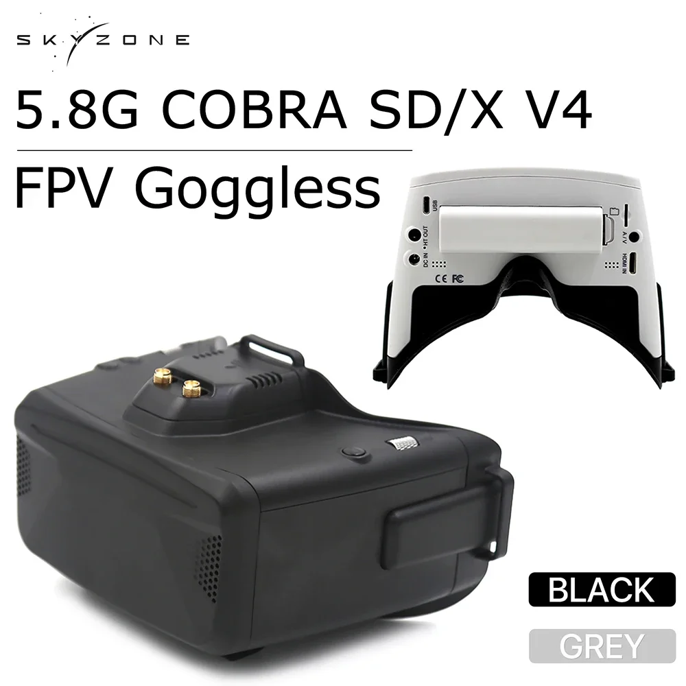 Skyzone 5.8G Cobra SD/X V4 FPV - Skyzone Sky04O Pro Fpv Goggles recension och pris